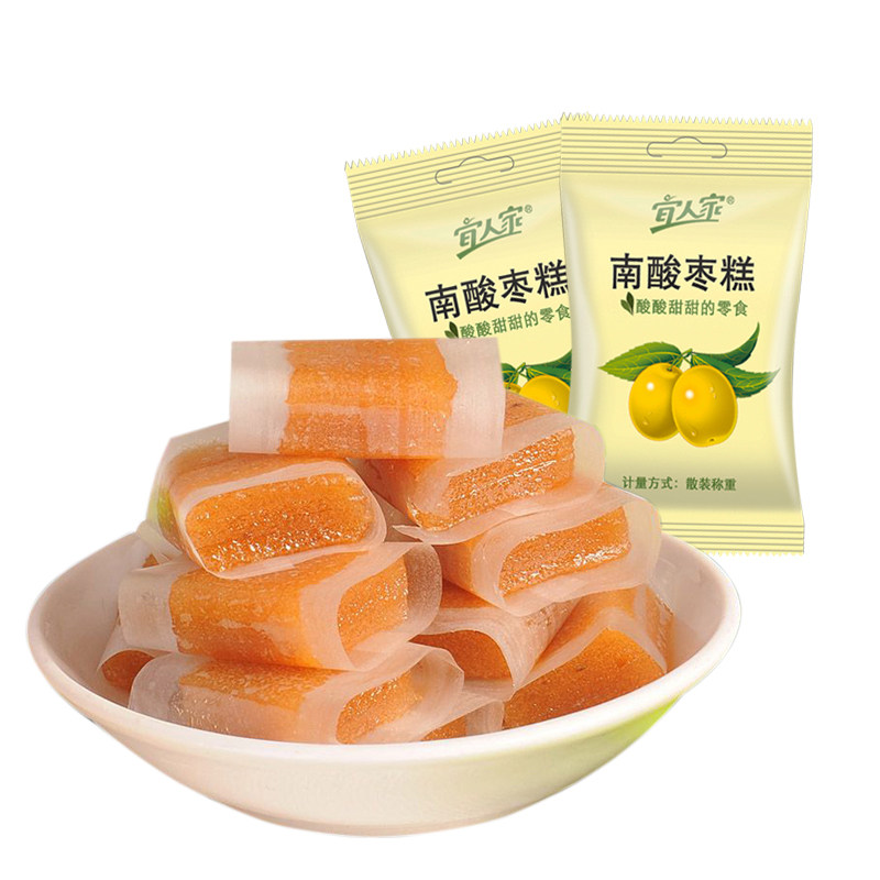 宜人家酸枣糕100g江西特产散装农家自制甜酸枣糕孕妇儿童休闲零食