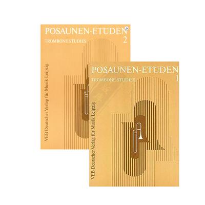 长号练习曲集全套原版乐谱书