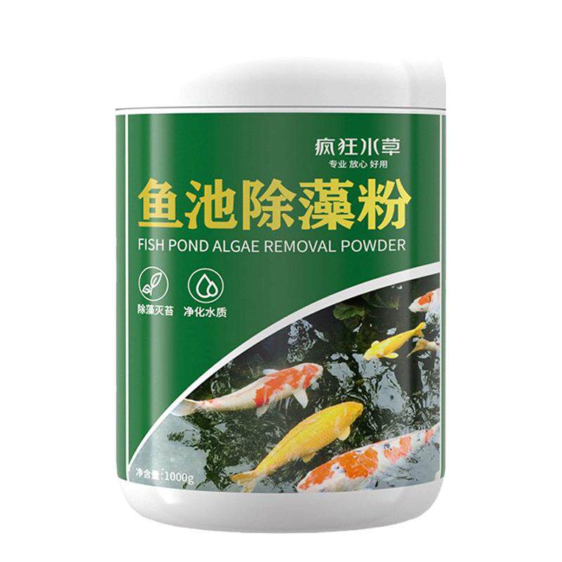 疯狂水草鱼池除藻粉青苔绿藻净化