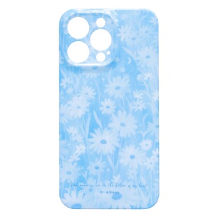梦境蓝 一朵苗Aura原创手机壳插画艺术ins风少女小清新适用于苹果