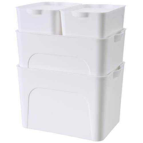 塑料收纳箱衣服玩具整理箱衣柜收纳盒子家用零食收纳筐杂物储物箱