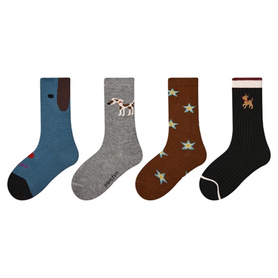 男童袜子秋款中筒潮袜