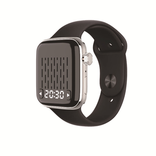 新款蓝牙手表音箱K5跑步夹子蓝牙发射器可连接蓝牙耳机时钟显示