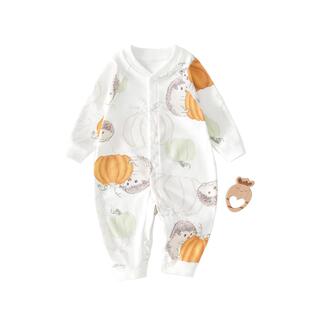 婴儿连体衣春秋款纯棉a类初生宝宝衣服8一12月73码贴身睡衣六个月