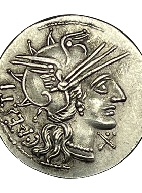 罗马神话古币硬币项链双子座吊坠