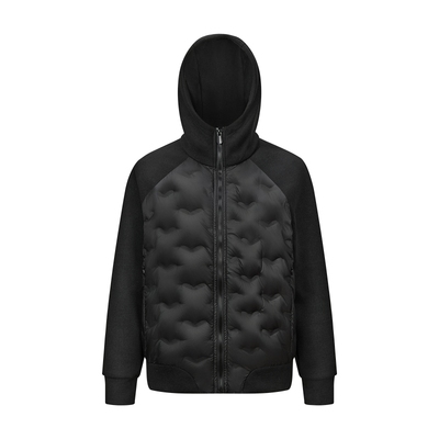 拉夏贝尔轻薄羽绒服男女同款2025冬季新款短款连帽时尚运动休闲