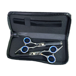 理发店专用美发师剪刀正品日本440C专业平剪牙剪柳叶翘刀打薄发廊