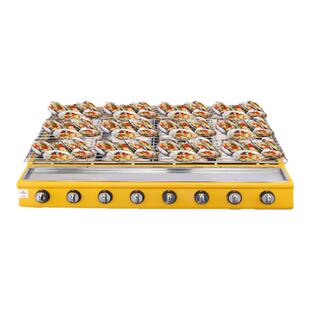 哈客燃气煤气烤生蚝扇贝海鲜烧烤炉商用烤架摆摊烤梨烤奶烤炉烤鱼