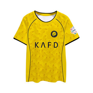 25-26赛季利雅得胜利队C罗足球衣服速干短袖T恤衫男女球迷服半袖