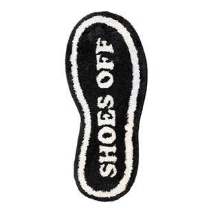 卷宗商店 | misplacedstudio 不规则脚鞋印设计感机织地毯