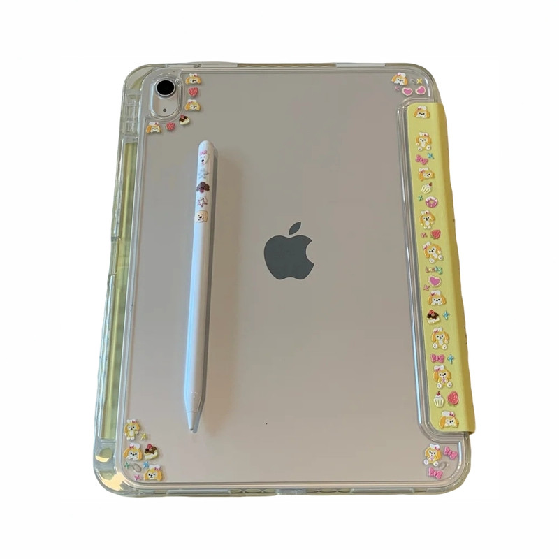 CanvasCaseiPadair硬壳翻盖浅黄