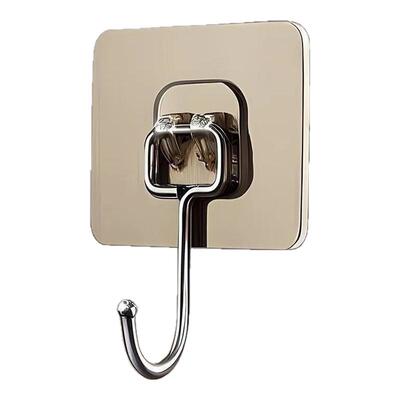 挂钩免打孔强力胶粘钩透明无痕