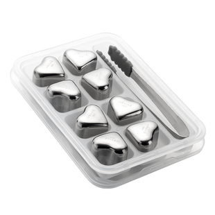 onlycook 威士忌冰块模具食品级304不锈钢冰格金属冰球循环神器