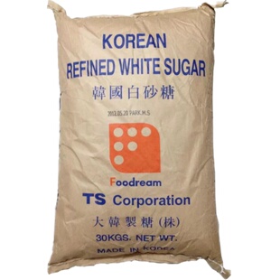 包邮物流韩国幼砂糖TS幼砂糖白砂糖 细砂糖 烘焙糖果30kg烘焙原料