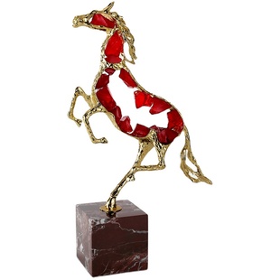 马到功成 轻奢高档马摆件客厅办公室电视柜酒柜家居饰品乔迁礼物