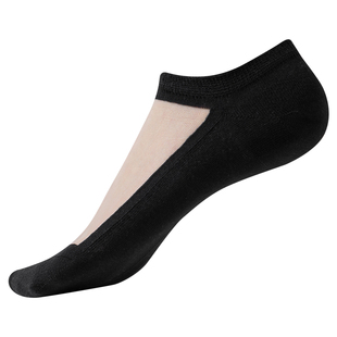 丝袜短款玻璃丝防滑棉底丝袜短袜女水晶袜夏薄款透气防臭船袜女袜