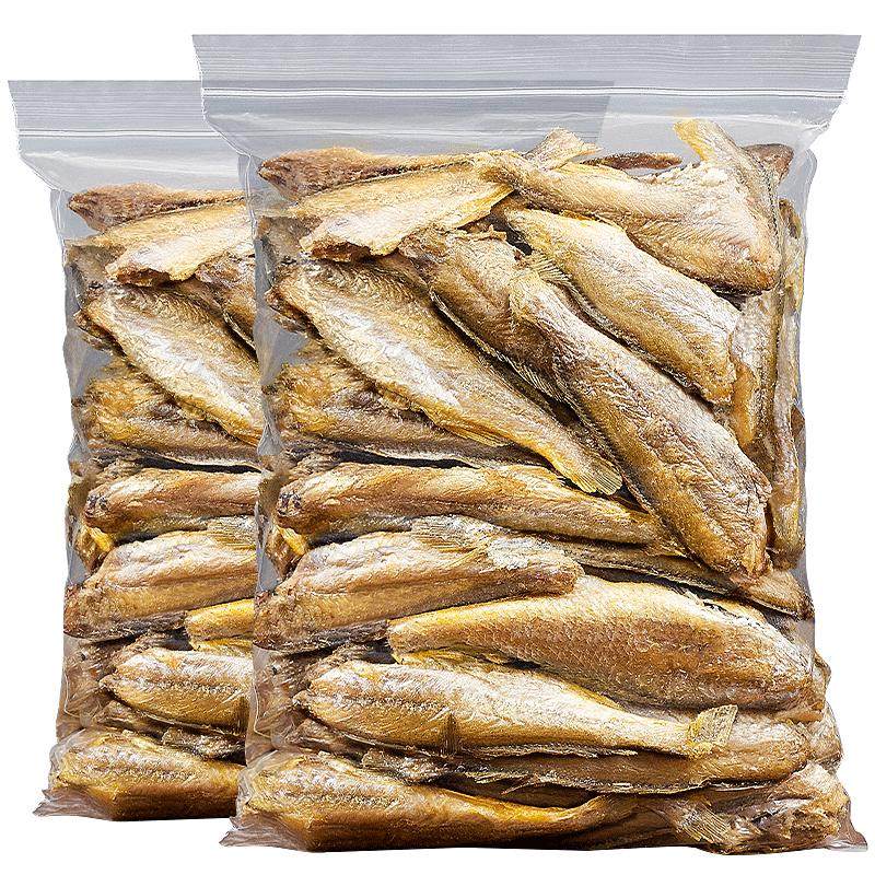 每果时光黄鱼酥500g香酥小黄鱼小鱼干干货黄花鱼海味休闲零食小吃