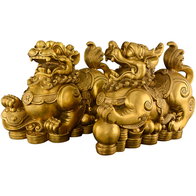 黄铜貔貅摆件客厅办公室工艺品