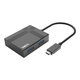 联想Type-C扩展坞转USB3.0/PD充电扩展坞 集线器HUB LC05