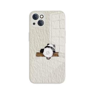 适用iphone13Pro手机壳15pro苹果14熊猫12promax可爱ip17卡通xs油画xr简约11小众7玻璃8plus创意情侣x男女6套