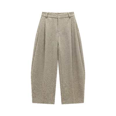 Unawares.利落阔腿弯刀西裤