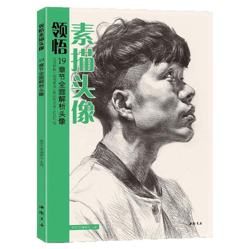 美学大师 领悟素描头像书籍 大八开临摹范本