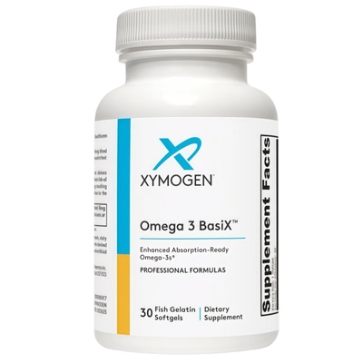 美国XYMOGEN健式Omega3 Basi 高吸收深海鱼油含EPA DHA 30 粒27/7