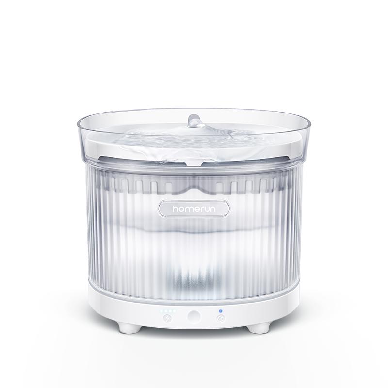 霍曼宠物无线饮水机猫咪自动喝水机流动循环感应不插电饮水器用品