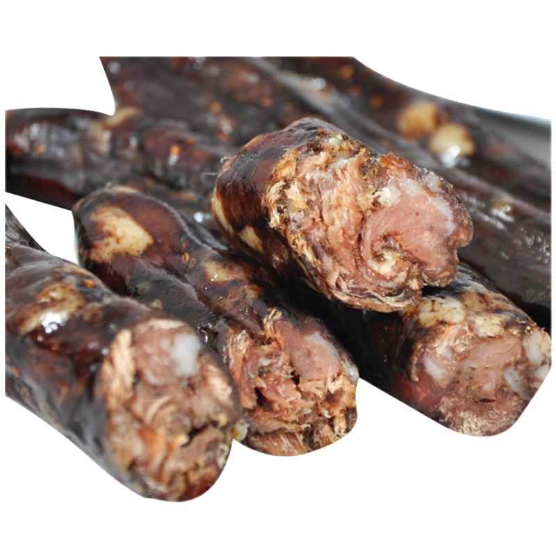 莱芜香肠山东黑土猪风干自制即食 农家南肠腊肠腊肉 地方名吃250g