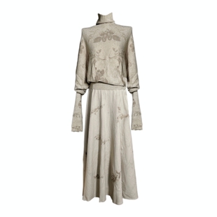 「雨中生」正品原创设计师 | 灯笼袖毛衣针织衫上衣飘逸感半身裙