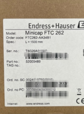 全新原装！EH FTC262-AA34B1 音叉物位开关议价