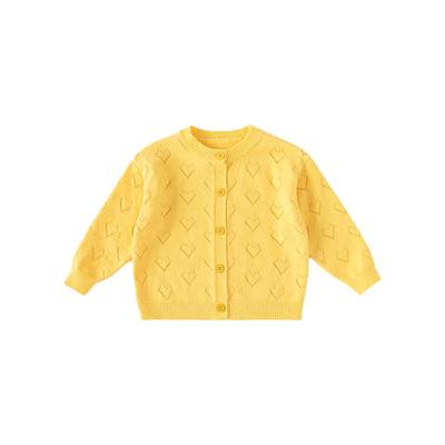 INSbobo儿童针织衫女童爱心开衫