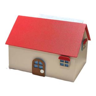 小房子纸巾盒客厅高颜值创意可爱卡通抽纸收纳摆件家用餐巾盒子