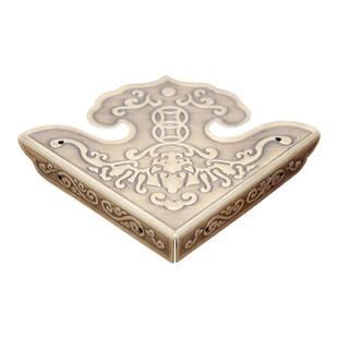 仿古纯铜护角桌面柜门防撞角包边装饰边樟木箱子首饰盒铜包角直角