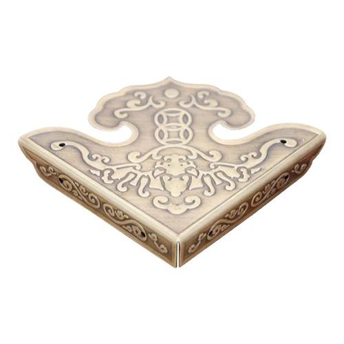 仿古纯铜护角桌面柜门防撞角包边装饰边樟木箱子首饰盒铜包角直角