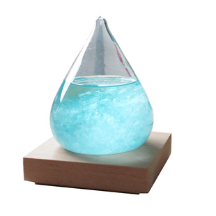 创意礼品水滴形风暴瓶天气预报瓶毕业季玻璃家居摆件同学生日礼物