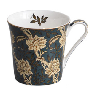 出口英式骨瓷咖啡杯外贸欧式复古马克杯家用下午茶william morris