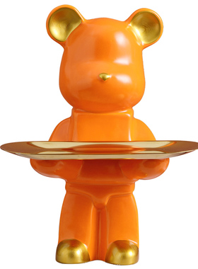 神器门口入户陶瓷暴力熊放钥匙