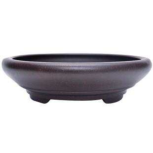 菖蒲文竹紫砂花盆多肉植物肉盆栽陶瓷圆形大口径铜钱草水仙水培盆