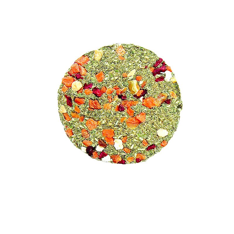 果蔬草饼磨牙健齿粗纤维宠物草块
