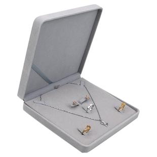 礼品首饰盒子高档绒布珠宝包装盒大套装黄金套盒珍珠项链结婚礼盒