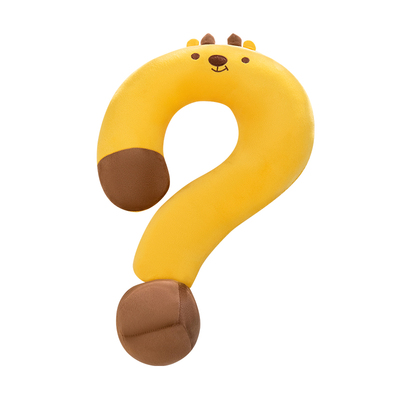 卡通问号抱枕沙发客厅靠垫办公室