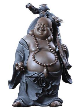 多子多福如意玄关客厅招财弥勒佛