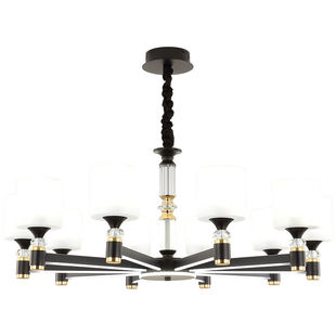 吊灯客厅灯2025年新款北欧现代简约大气餐厅家用主灯全屋灯具套餐