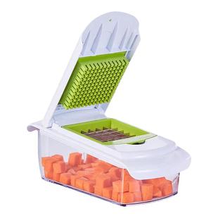 麦能切丝神器多功能切菜器厨房商用切片切块切条切丁擦丝器刨丝器