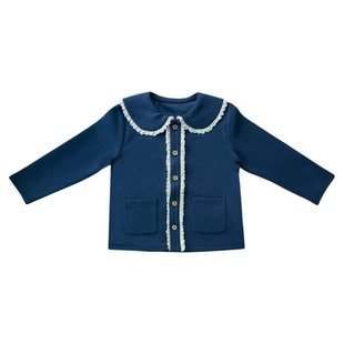 RyleeCru官方正品儿童卫衣女童针织开衫外套秋冬上新