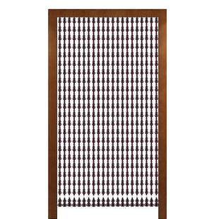 全桃木葫芦珠帘门帘隔断玄关客厅门对门卧室卫生间家用帘子免打孔