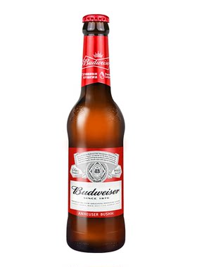 百威啤酒经典瓶装330ml*24瓶