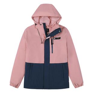 骆驼官方女装夹棉休闲冲锋衣外套秋冬户外徒步防风防水保暖棉服