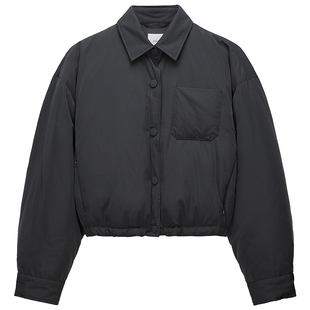 【特享折扣】欧时力轻柔棉感短款羽绒服外套面包服休闲25秋冬尖货
